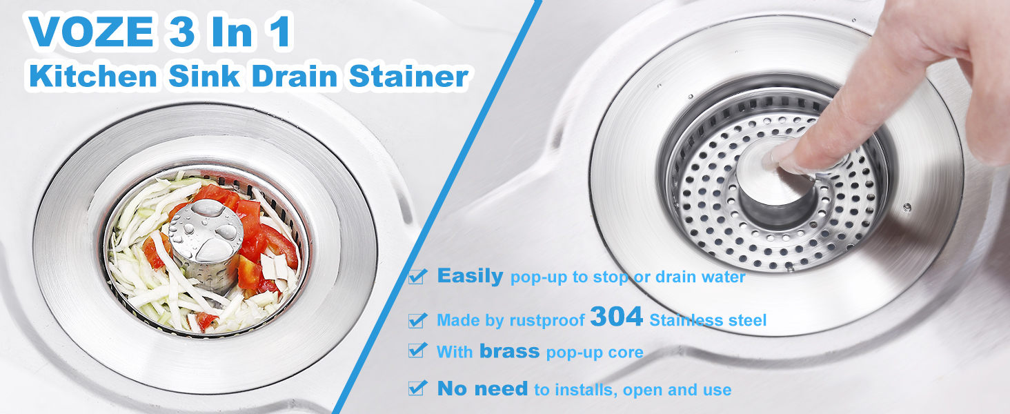 Kitchen Sink Drain Strainer