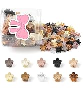 150 pcs Mini Flower Hair Clips Colorful Small Hair Clips Mini Claw Clips Cute Hair Accessories fo...