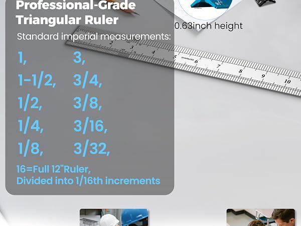 Architectural Scale Ruler 12-Inches