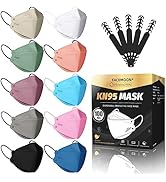 KN95 Face Mask Disposable Adults - 100 Pack Adjustable 5 Layer Protection KN95 Face Mask Breathab...