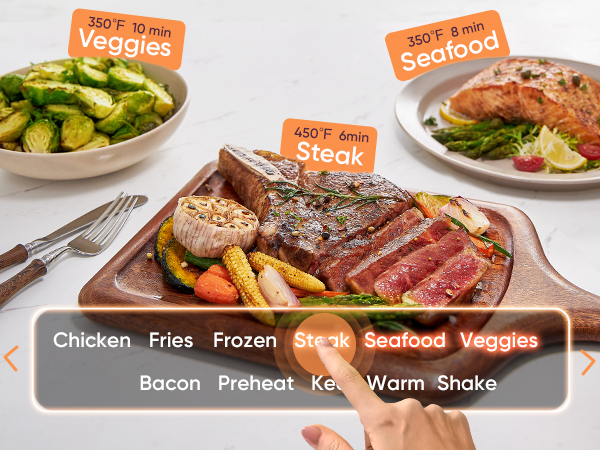 versatility with one touch