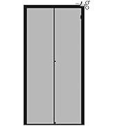 Yotache Adjustable Magnetic Screen Door Fit Doors Size Width 29