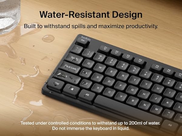 Belkin Connect Wired Keyboard and Mouse Combo