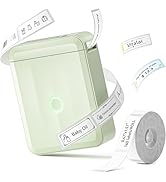 NIIMBOT D110 New Version Label Maker Machine with Tape, Handheld Bluetooth Label Printer, Mini Th...