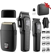 Zesuti Professional Barber Hair Clippers Trimmer Shaver Set for Men,Cordless Hair Cutting Kit &amp; Z...