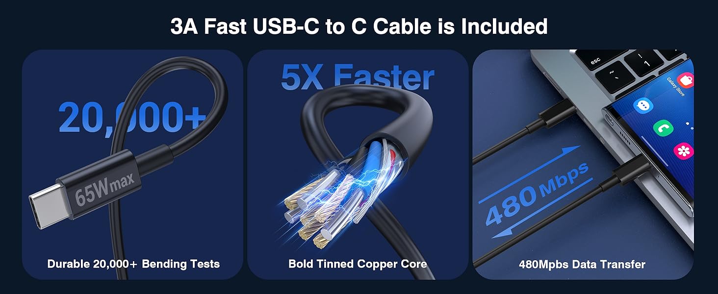 super fast charging cable type c