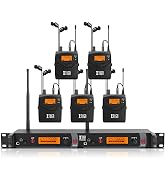 XTUGA RW2080 Wireless in Ear Monitor System,5 Bodypacks UHF IEM(902-928mhz) | Wireless IEM System...
