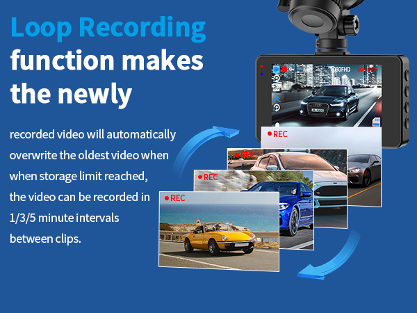 dash cam front and rear