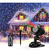 Christmas Laser Lights Projector Outdoor, AIRIVO RGB 3 Colors 11 Lighting Effects Projection Lase...