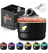 Canon Humidifier, 7 Colors LED Mini Cannon Diffuser Silent Vapor Cannon Diffuser, 2 Mode Creative...