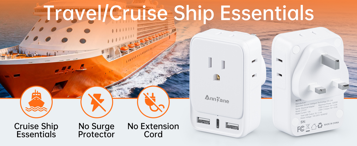 UK adapters for travel