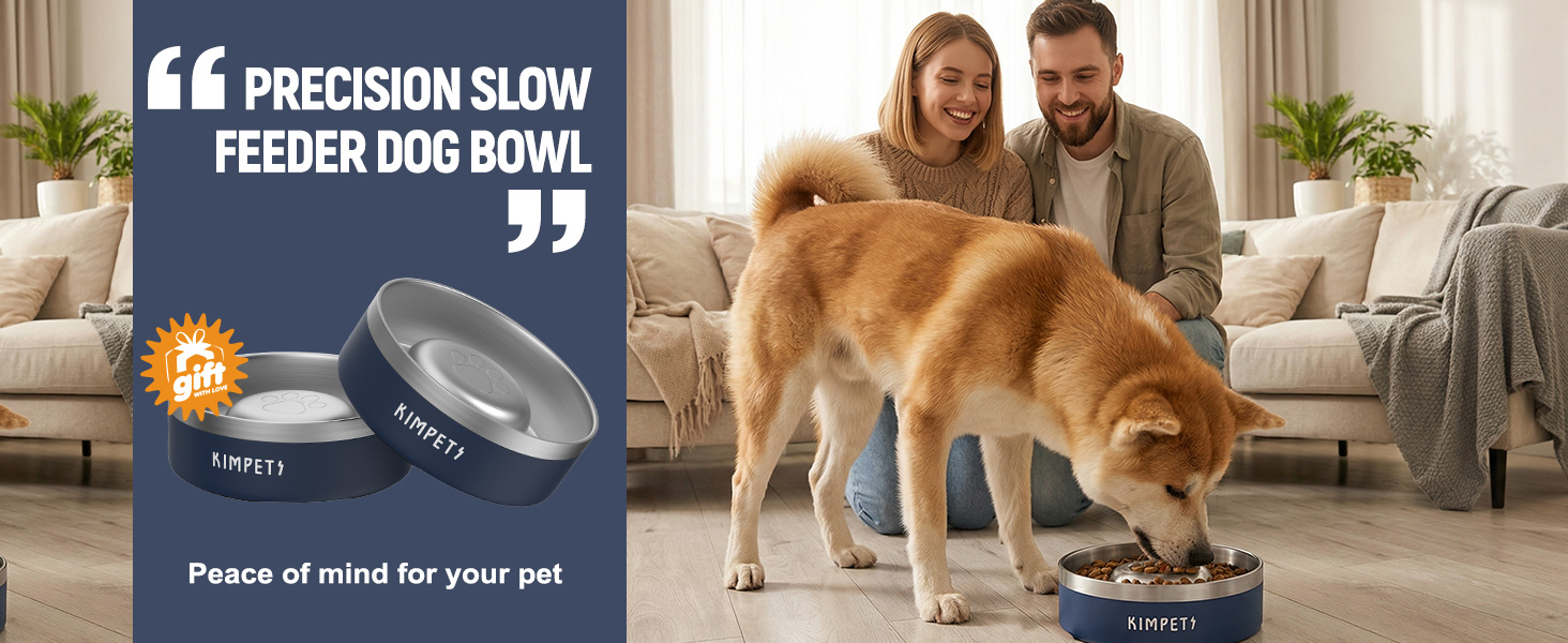 Dog Slow Feeder Bowl
