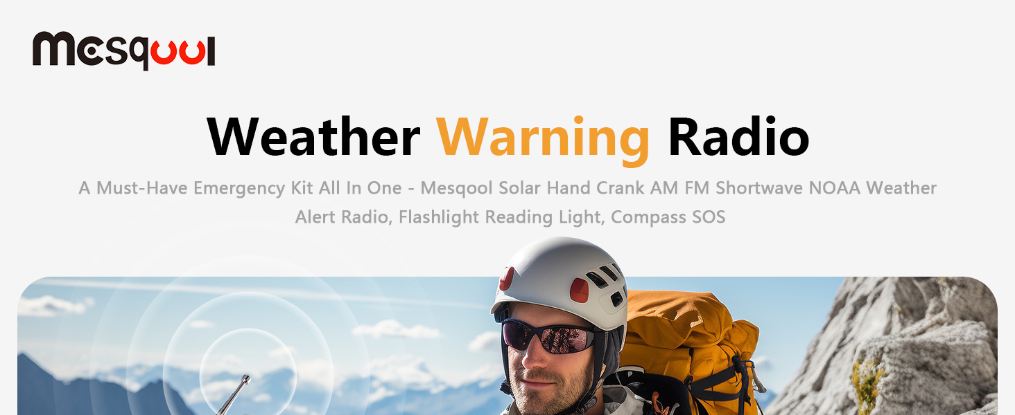 weather radio CR1009 MESQOOL