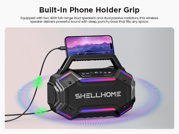 Bulit-in Phone Holder