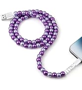 Aolcev for iPhone Charging Cable 66W Fast Charger Cord 3.3FT [MFi Certified] Cute Beaded Phone Ch...
