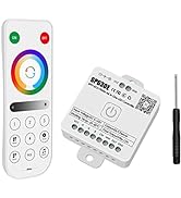 RGBZONE SP630E LED Controller, 4 Zones 2.4GHz RF Remote &amp; APP Control, DC5V 12V 24V LED Controlle...