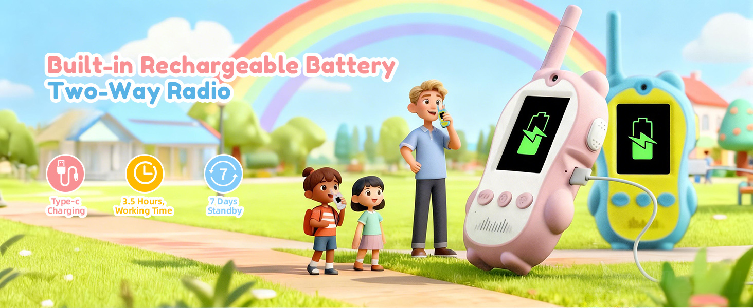 rechargeable walkie talkies