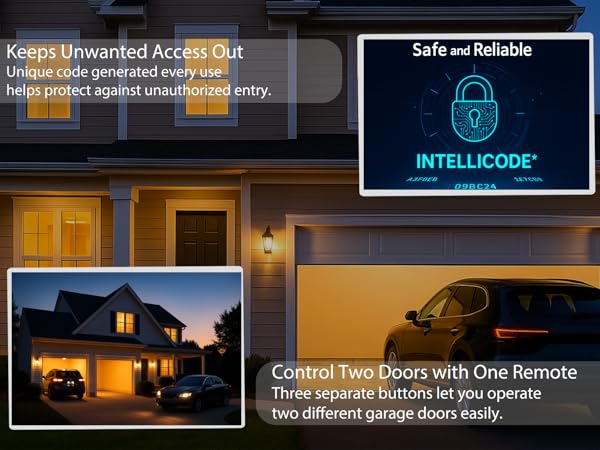 2-Door Control with Rolling Code Security