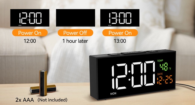 Bedside clock