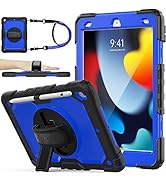 SEYMAC stock iPad 9th/8th/7th Generation Case 10.2‘’, [Full-body] &amp;[Drop-Proof] Case with 360 Rot...