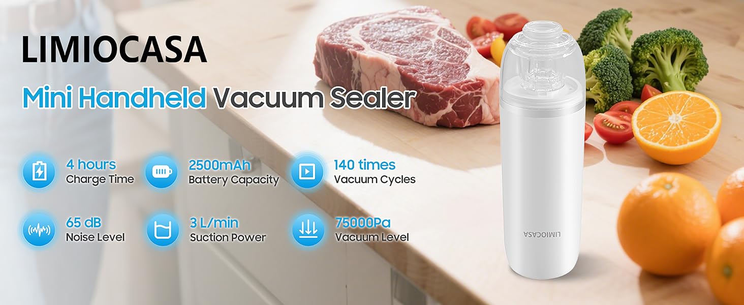LIMIOCASA Handheld Vacuum Sealer