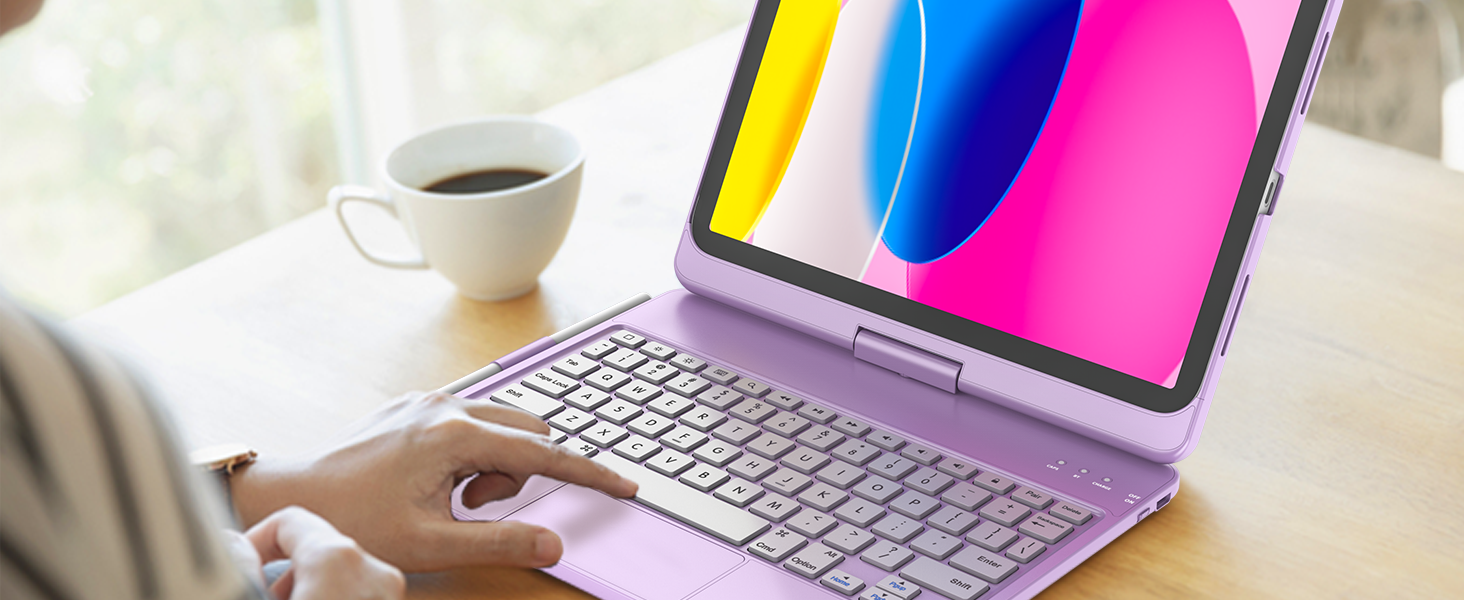 Touch Keyboard Case for iPad 10th Generation