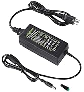 24V 6A Power Supply Adapter,100-240V AC to DC 24V 6A Power Adapter with 5.5mm x 2.5mm DC Output J...