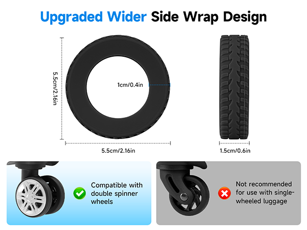 luggage wheel covers