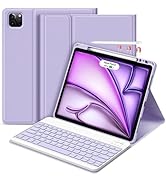 GOKOCO iPad Air 13 inch M2 2024 Case with Keyboard-Keyboard Case for iPad Pro 12.9 inch 6th/5th/4...