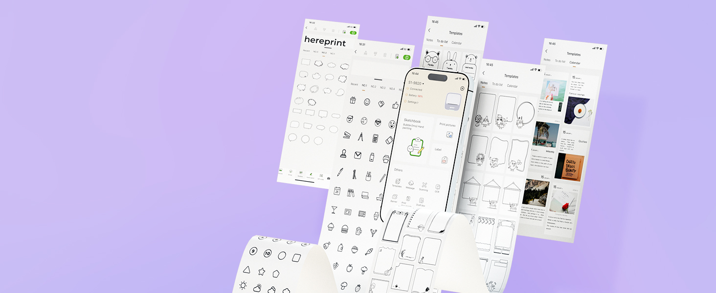 mini sticker machine