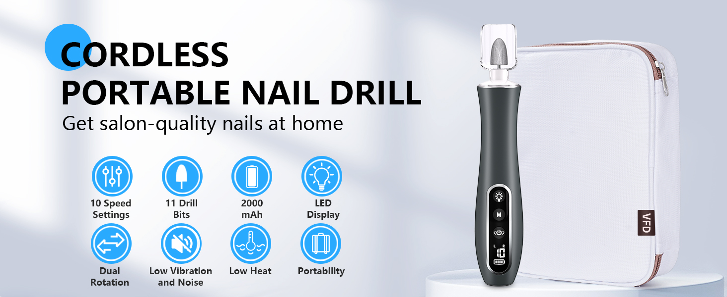 VFD nail drill