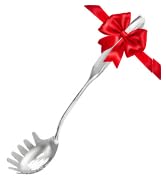 Spaghetti Server, [Rustproof, Integral Forming, Durable] Newness 304 Stainless Steel Pasta Fork w...