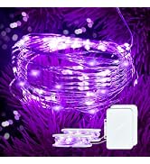 chzk 16FT 50 LEDs Fairy Lights, Waterproof, Mini Starry String Lights for Halloween, Christmas, P...
