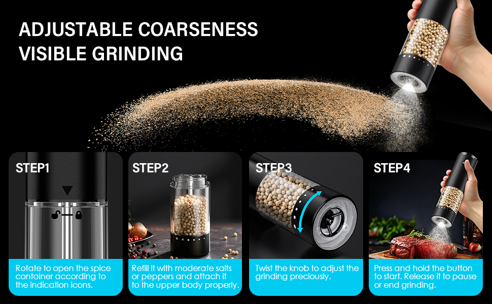 salt and pepper shakers set electric