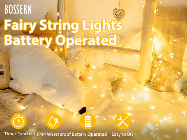 Fairy Lights Battery Operated with Timer