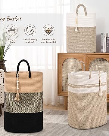 blanket basket for living room
