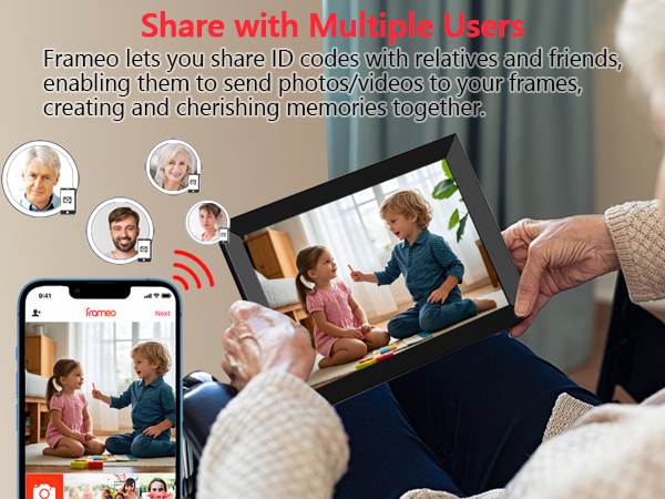 Frameo Digital Photo Frame 10.1 inch