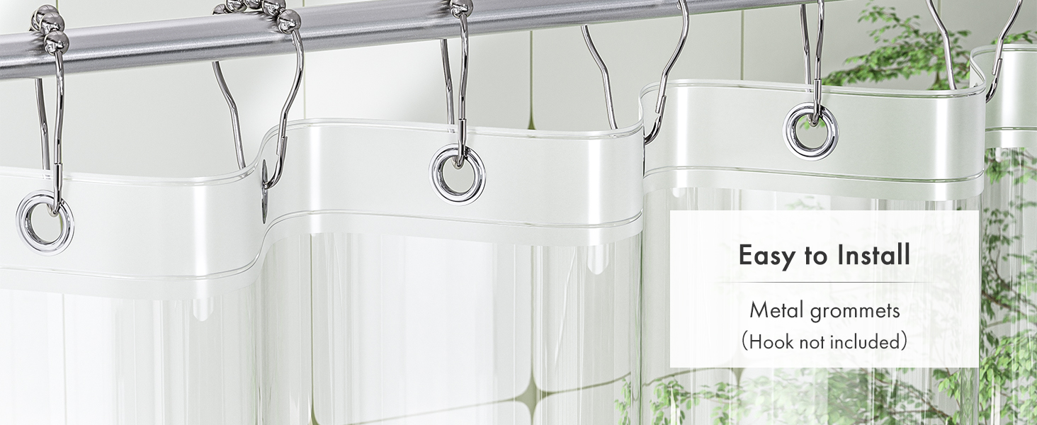 medium weight shower liner