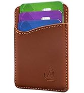 Wallaroo Wallets Slim Leather Card Holder Wallet Minimalist, Thin, Front Pocket, Genuine Leather ...