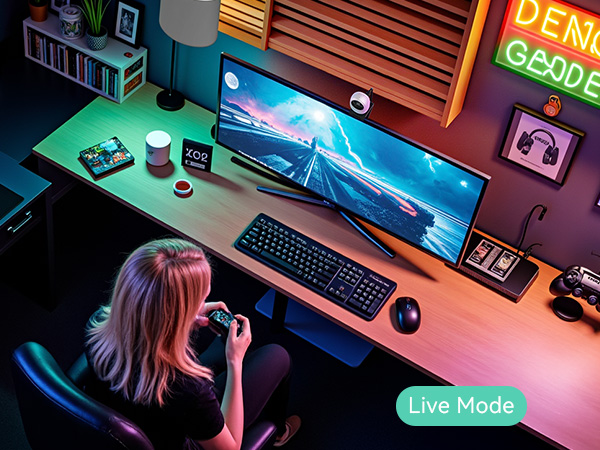 Live Mode EMEET Piko Webcam 4K