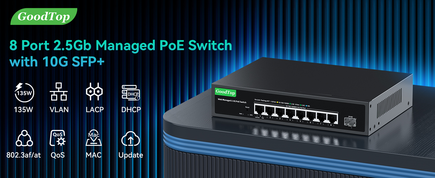 2.5gb PoE switch