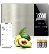 WARMKEY Smart Nutrition Food Scale with App - 1g Precision Digital Kitchen Scale, Tracks Calories...