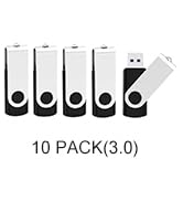 KOOTION 10 X 32GB Flash Drive 3.0 USB Flash Drive USB 3.0 Thumb Drive 32GB USB Drives Keychain Me...