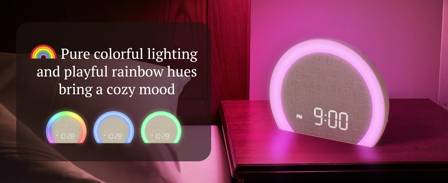 night light alarm clocks