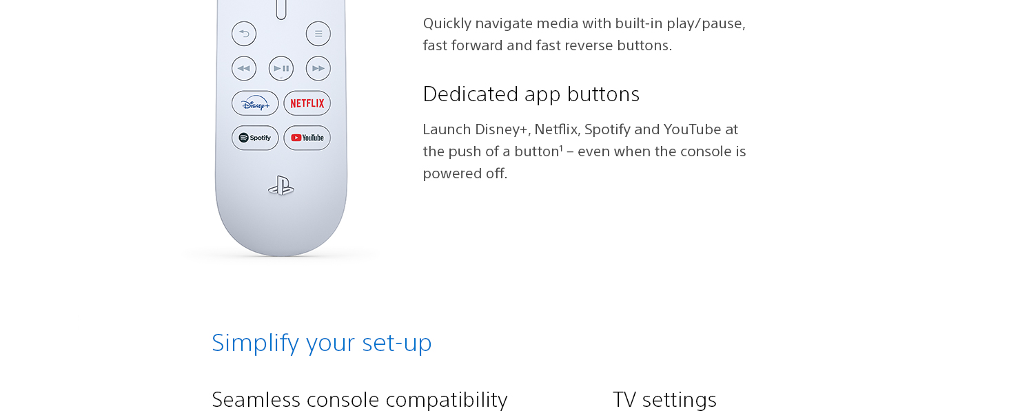 Media Remote, PlayStation 5, PS5