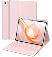 Harvopu for iPad Air 13 inch &amp; Pro 12.9 Case with Keyboard - Multi-Touch Trackpad, 7 Colors Backl...