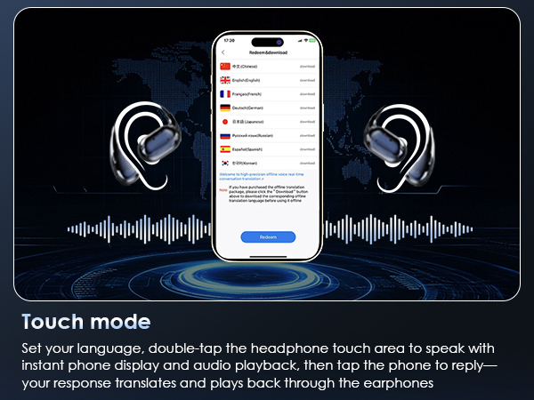 translation earbuds real time