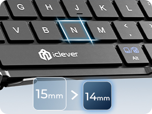 Foldable Keyboard with Touchpad