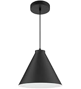 East Grove Home Cone Advantage 10in Pendant with E26 Medium Base Socket (Compatible with LED Lamp...