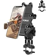 ZIDIYORUO ATV Phone Holder, Quad Phone Mount, 8 Clamps Holds 4.7-7.1" Phones, One Hand Operation ...